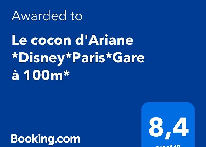 Apartamento Le Cocon D'ariane *disney*paris*gare A 100m* *